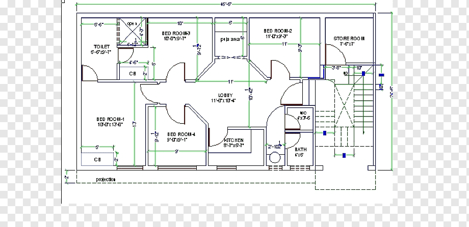 AutoCAD Floor Plan